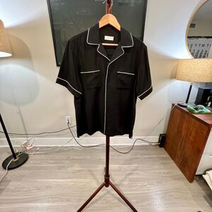 Saturdays NYC - Cameron Short Sleeve Shirt - Black